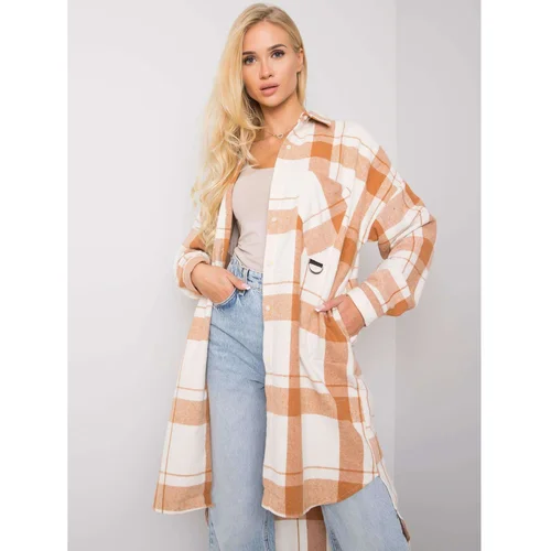 Fashion Hunters Women's shirt with a camel cube