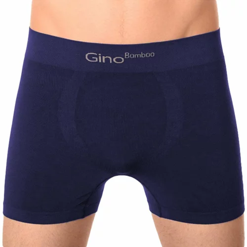 Gino Men's Boxers Seamless Bamboo Blue (54004)