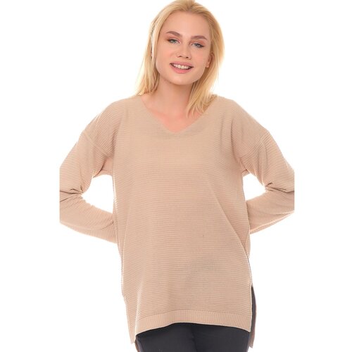 Dewberry Z6691 WOMEN'S SWEATER-STONE Cijene