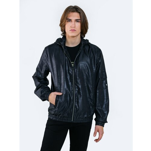 Big Star Muška jakna Vanjska odjeća 130070 Woven-906 crna | plava Cene