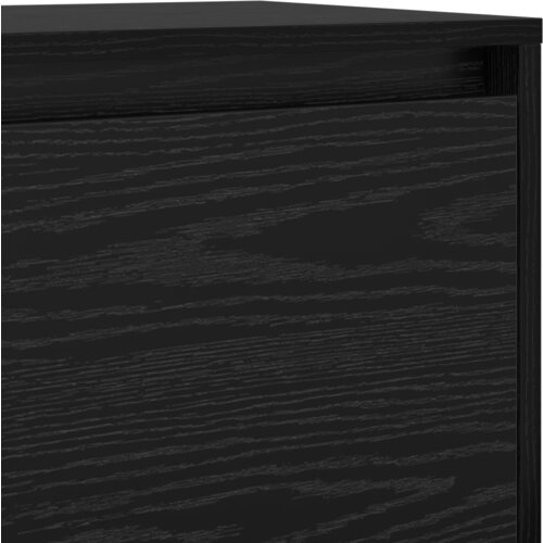 VidaXL Noćni ormar Crni hrast 45 x 34 x 44.5 cm Konstruirano drvo Slike