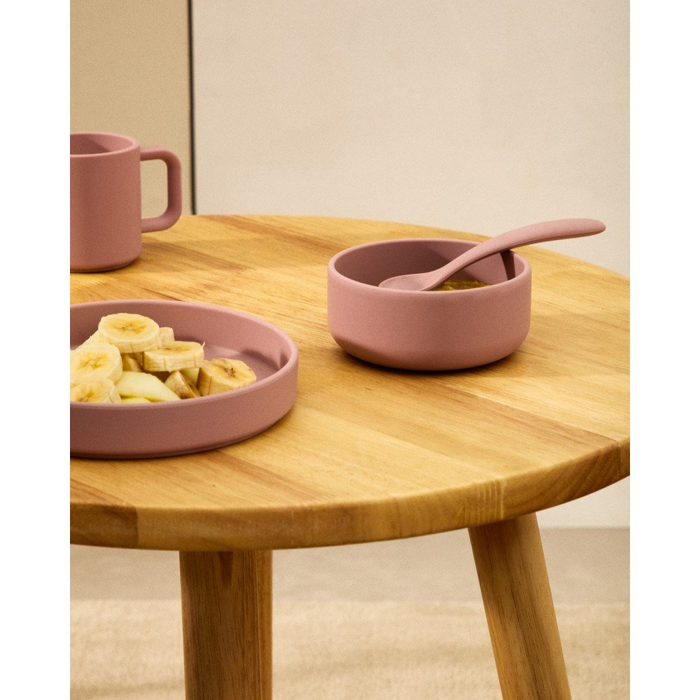 Kave Home Silikonski dječji set posuđa 2 kom Lili &amp;ndash; Slike