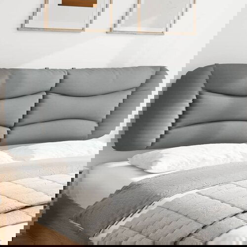 The Living Store Vzglavna stranica svetlo siva 180 cm blago - Vzglavna Stranica, (21659017) Slike
