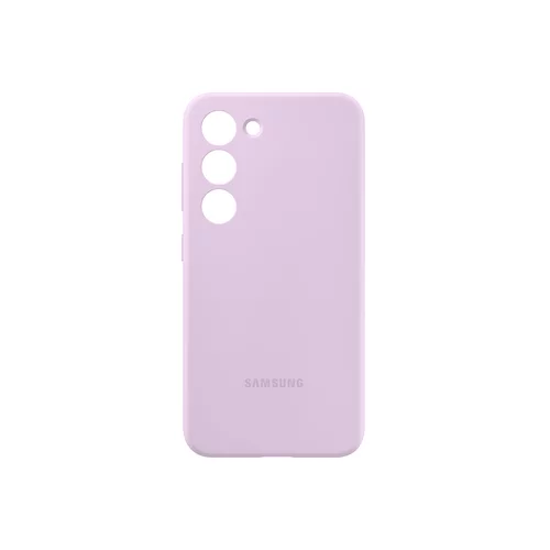 Samsung galaxy S23 silicone case lilac