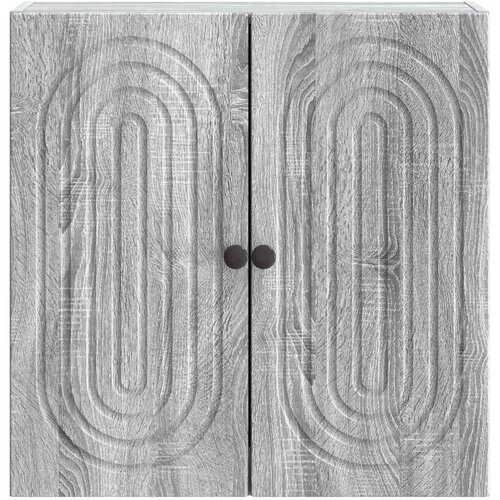  Ormar za montažu na zid Siva Sonoma 59 x 31 x 60 cm Slike