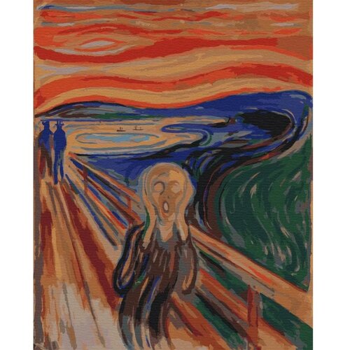  Slika za samostalno slikanje - Edvard Munch &ndash; The Scream 40x50 Cijene