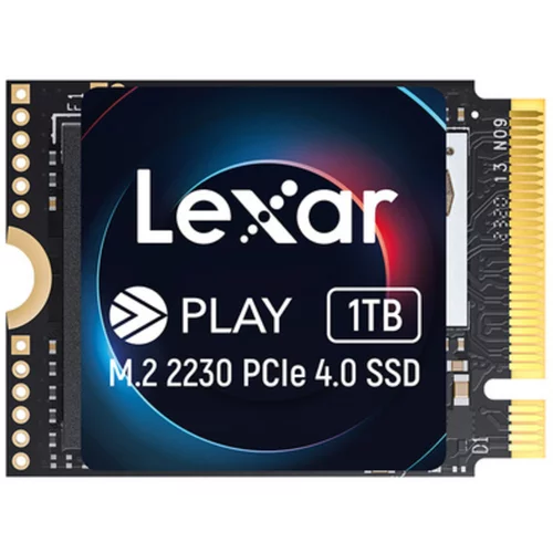 Lexar SSD 1TB M.2 30mm 2230 PCI-e 4.0 x4 NVMe, 3D TLC, PLAY