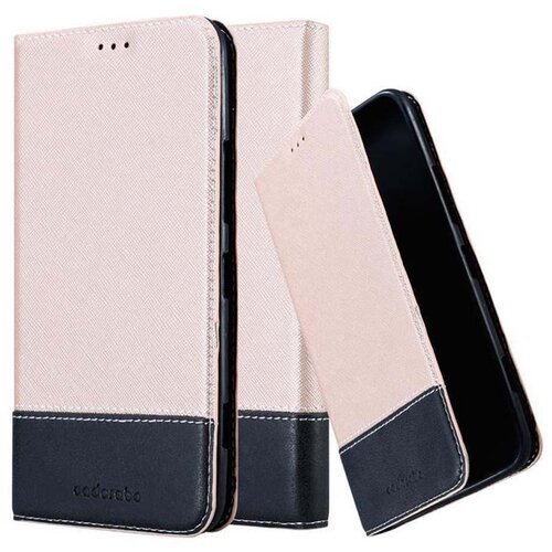 Cadorabo Case, združljiv z Nokia v rose Gold Black - za&scaron;čitni pokrov z magnetnim zapiranjem, stoječo funkcijo in režo za kartico, (20589795) Cene