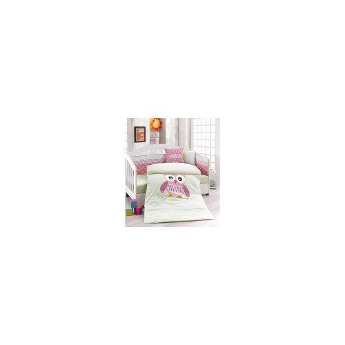 Ferrol Home Pink owl bebi posteljina set Slike