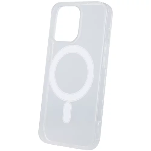 Onasi Silikonski ovitek ANTISHOCK MagSafe za iPhone 15 Pro - prozoren