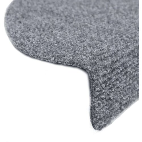 VidaXL samoljepljivi otirači za stepenice 10 kom svjetlosivi 56x17x3cm Slike