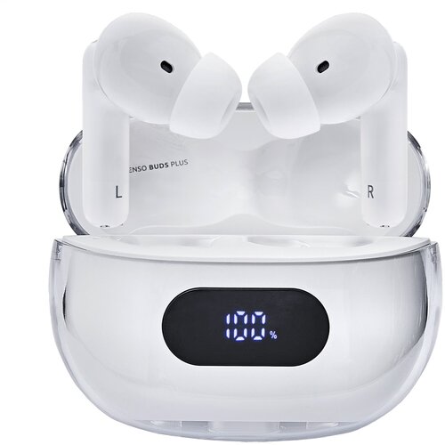 Intenso Buds Plus dig. Anzeige True Wireless Kopfh&amp;ouml;rer white Slike