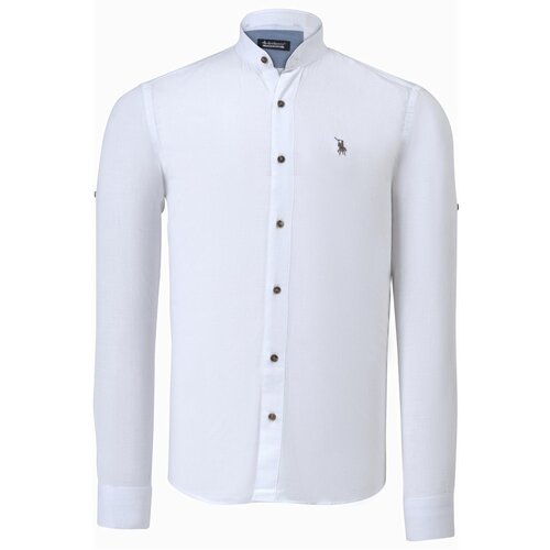 Dewberry G784 HAKIM COLLAR MEN&amp;#039;S SHIRT-WHITE Slike