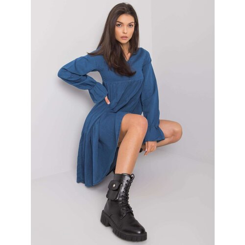 RUE PARIS Dress-RO-SK-E08.37-dark blue Slike