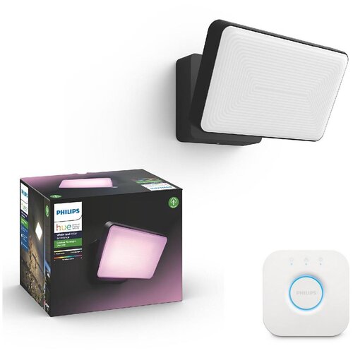 Philips LED RGB spolja&amp;scaron;nji reflektor Hue DISCOVER LED/15W/230V IP44 + Hue bridge Slike