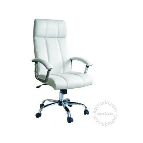 Kancelarijska fotelja od EKO kože 6331H bela Slike