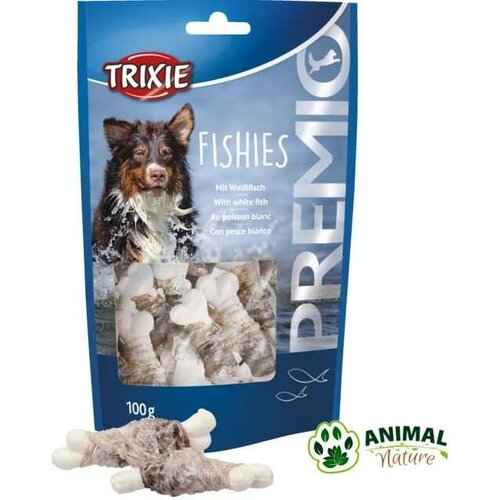Trixie fishies koskice sa belom ribom poslastice za pse Slike