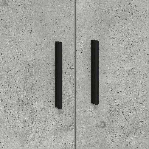 Kabinet za pohranu Betonski Sivi 127x41x40 cm Inženjerski Drvo Slike