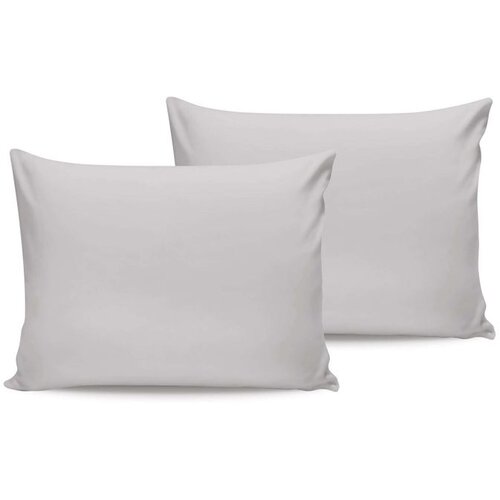  De Light Grey Light Grey Satin Pillowcase Set (2 Pieces) Cene