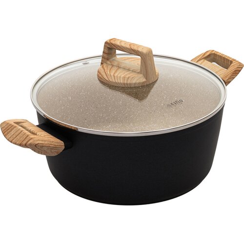 Estia lonec s pokrovom EARTH NON-STICK, 24 cm, aluminij Cene