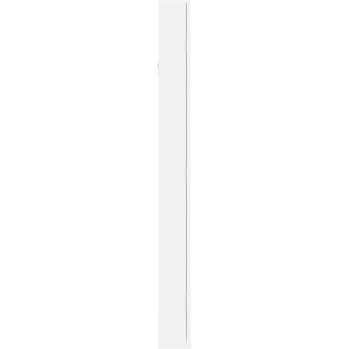  Zidni ormarić za nakit s ogledalom bijeli 37,5 x 10 x 106 cm Slike