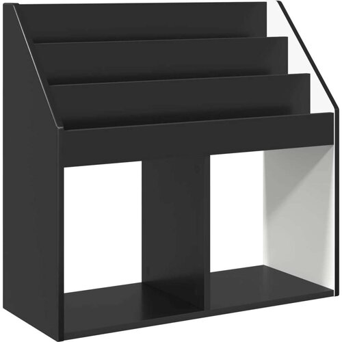  Polica za knjige za djecu s pohranom Crna 72 5 x 29 5 x 69 cm Slike