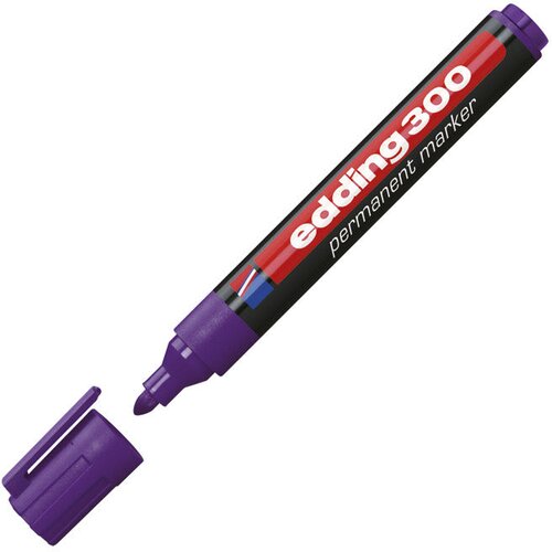 Marker permanentni 1,5-3mm okrugli vrh Edding 300 ljubičasti Cijene