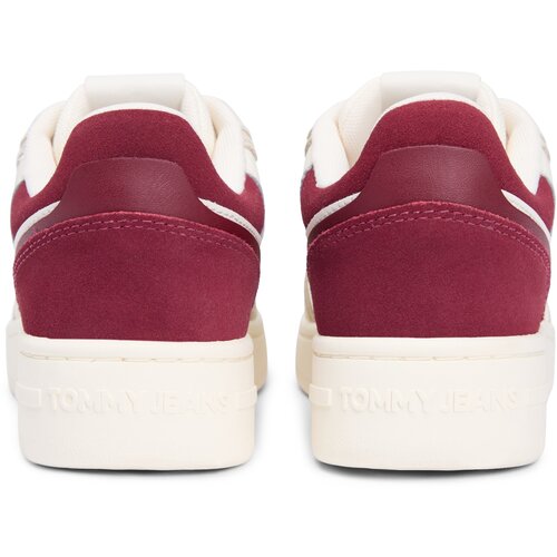 Tommy Jeans Nizke superge &amp;#039;TJW RETRO BASKET SNEAKER&amp;#039; bež / ecru / mornarska / bordo Slike