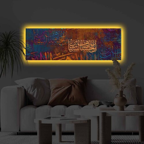 Wallity Slika sa LED osvetljenjem 3090KTLGDACT - 017, 30x90 cm Slike