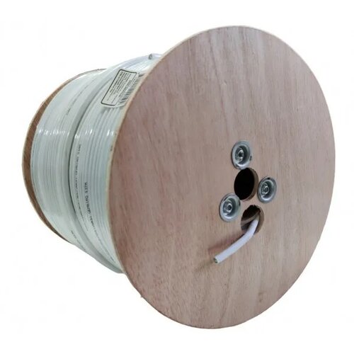 Gembird KABL-COAX-RG6/300 white (X553) koaksialni kabl RG6 bez konektora, conductivity18%,6.5mm,300m Cene