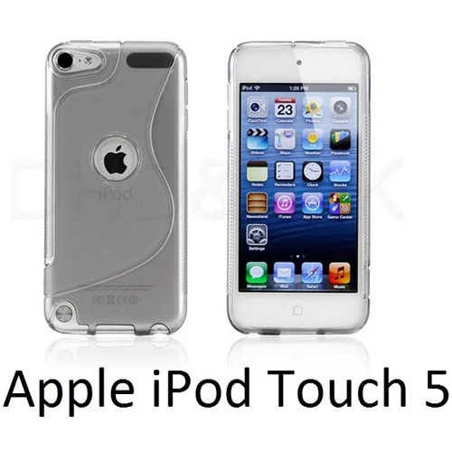  Gumijasti / gel etui S-Line za Apple iPod Touch 5 / Touch 6 - sivi
