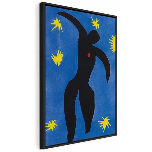  Slika - Henri Matisse – Icarus (from Jazz) 40x60 U crnom drvenom okviru Cene