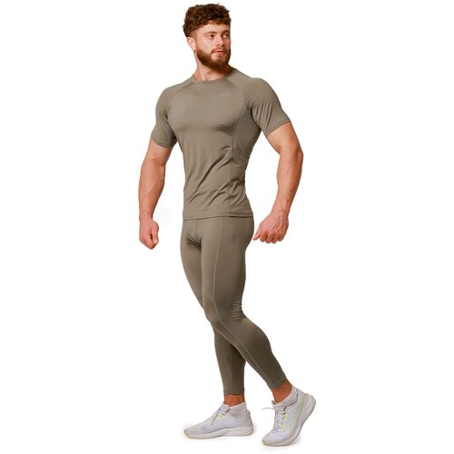 GymBeam mu&amp;scaron;ke helanke za trčanje pulse vetiver Slike