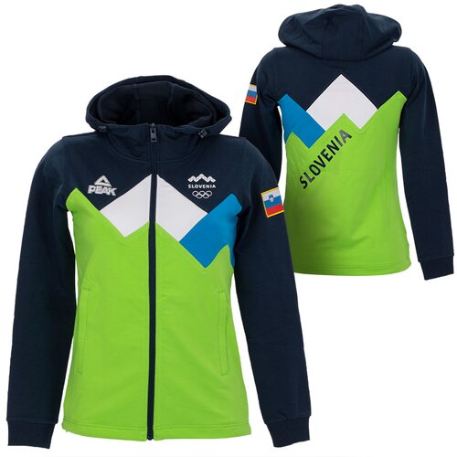 Peak Slovenija OKS ženska zip majica sa kapuljačom Slike