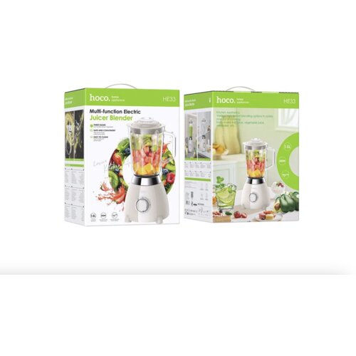 Hoco. blender HE33 500W Retro z 1,5L steklenim vrčem - bel Slike