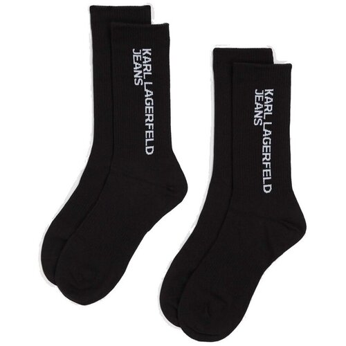 Karl Lagerfeld ESSENTIAL LOGO SOCKS SET Crna Slike