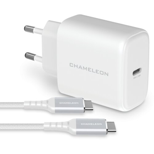 Chameleon Hi&amp;scaron;ni polnilec 45W GaN (PD 3.0, PPS), USB-C izhod + kabel Slike
