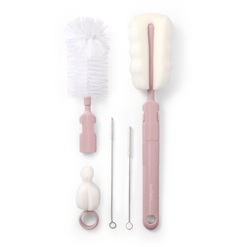 BabyOno Set za či&amp;scaron;čenje steklenic, roza Slike
