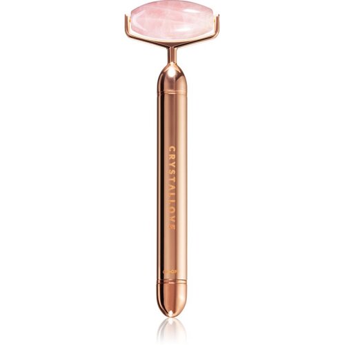 Crystallove Vibrating Roller Rose Quartz pripomoček za masažo za obraz 1 kos Cene