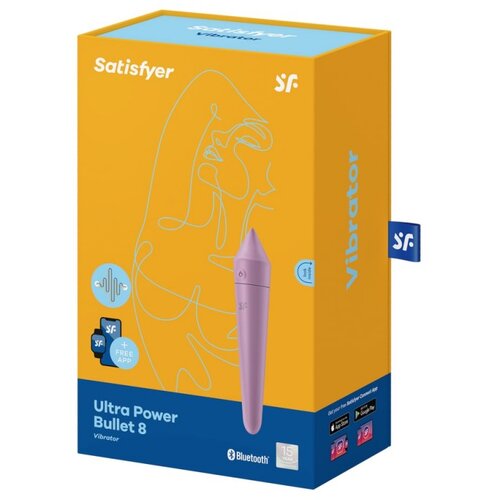 Satisfyer Vibrator - Ultra Power Bullet 8, lila Cene