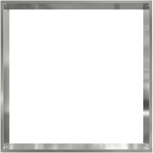 VidaXL Ograda oko Travnjaka 6 pcs Srebrno 50 x 50 x 13 cm Slike