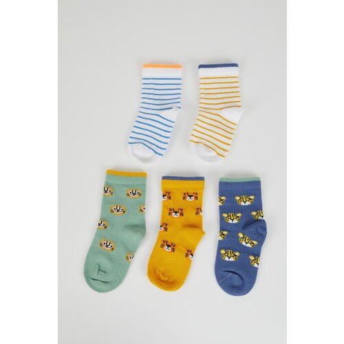 Defacto Baby Boy 5-Piece Cotton Long Socks Slike