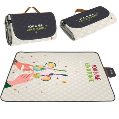  PODLOGA ZA PIKNIK I PLAŽU 200X200CM GIN&amp;amp;TONIC PERLETTI 13159 Slike