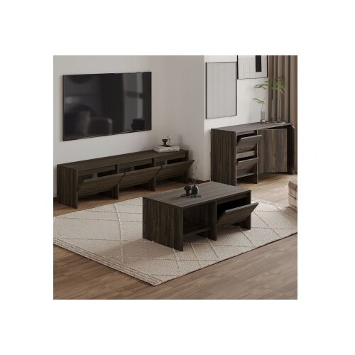 Hanah home Set za dnevnu sobu Laris Walnut Cene