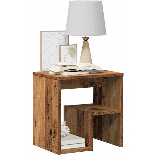 vidaXL Nočne omarice 2 kosa starinski les 40x30x40 cm inženirski les Cene