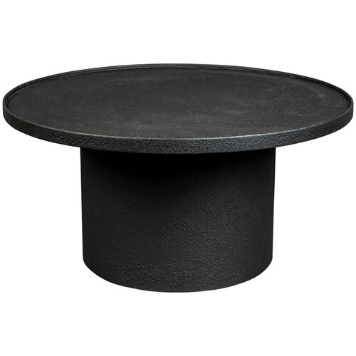 Dutchbone Črna okrogla mizica ø 70 cm Winston – Cene