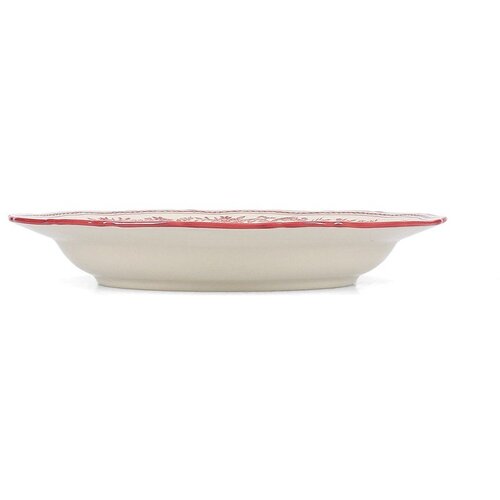 S|P Collection Bordo/boje slonovače dubok porculanski tanjur &amp;oslash; 23 cm Cyril &amp;ndash; Slike