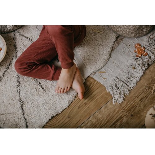 Lorena Canals Bež periv/ručno rađen pamučan dječji tepih 120x180 cm Monstera Natural &amp;ndash; Slike