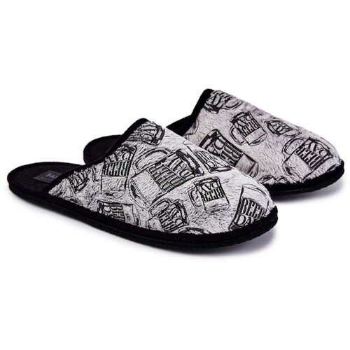 Big Star Men's Home Slippers Panto Fino KK167001 Grey Cene