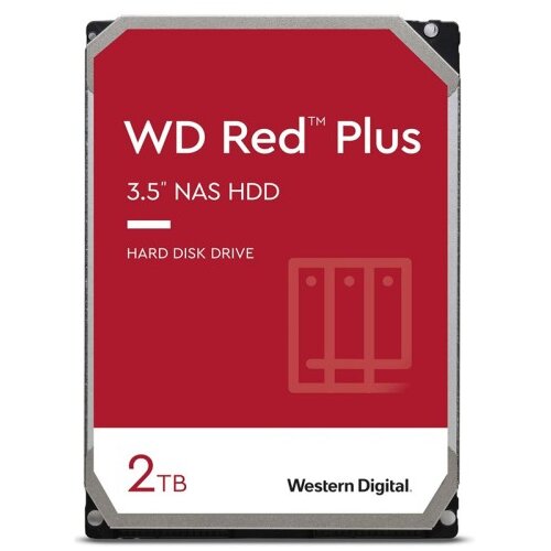Western Digital Red Plus 2TB 3,5" SATA3 64MB 5400rpm NAS trdi disk WD20EFPX Cene